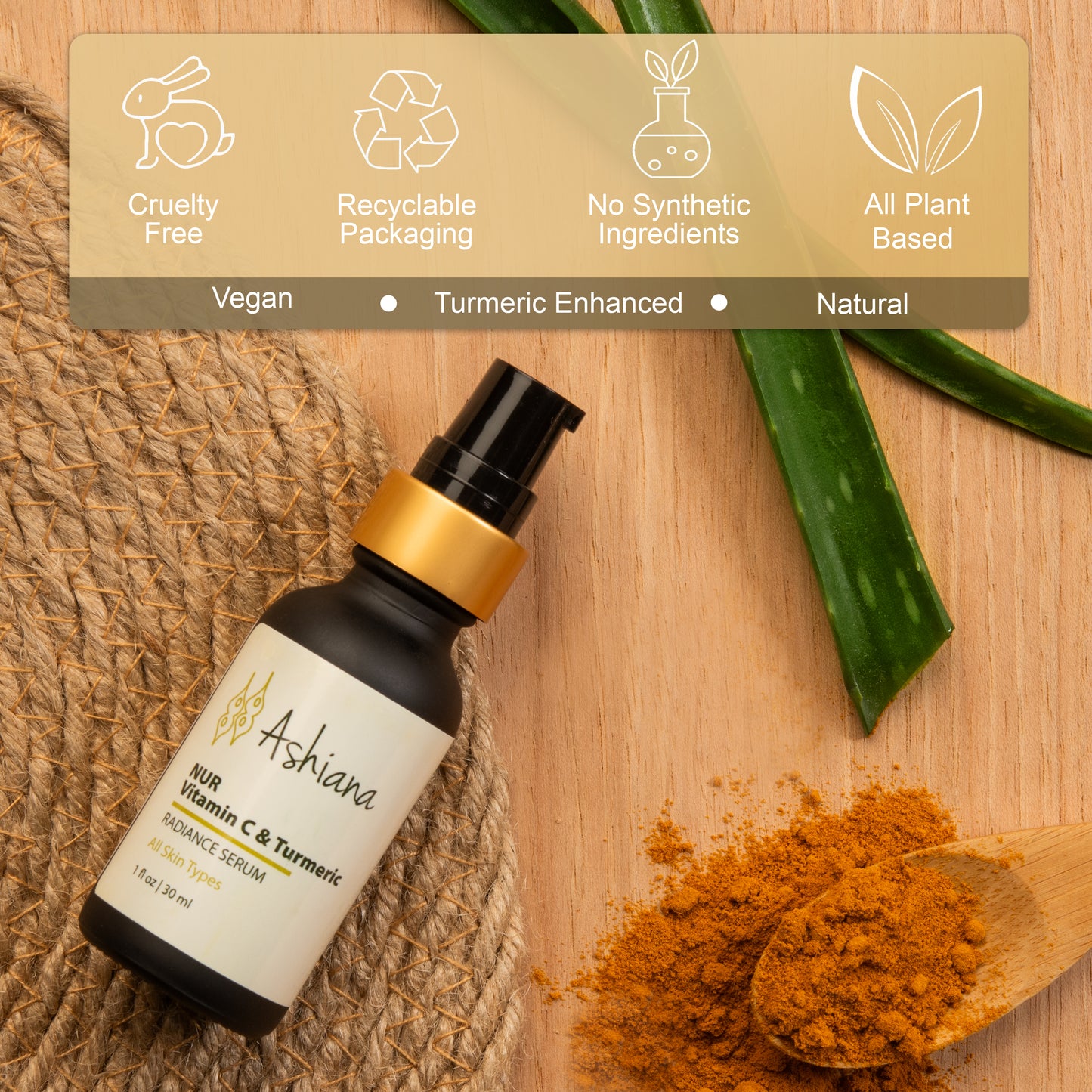 Nur - Vitamin C and Turmeric Serum